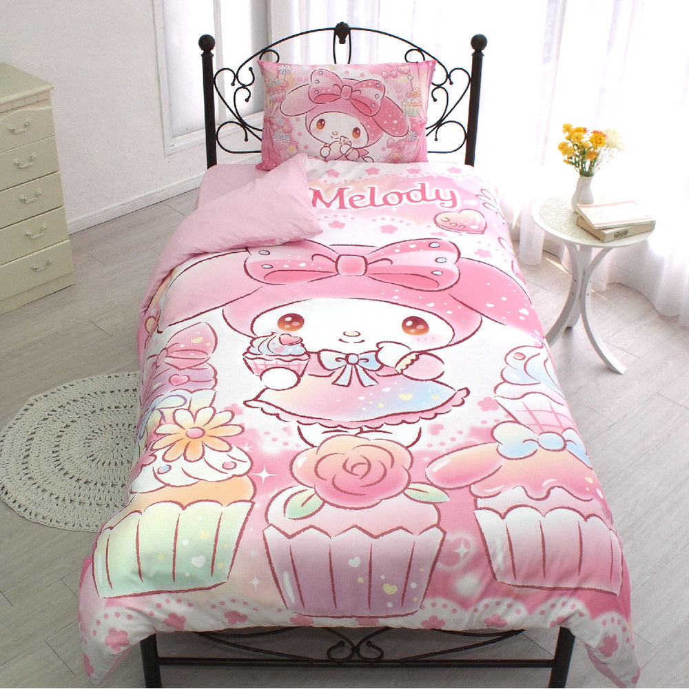マイメロディ 布団カバー3点セット シングル 洗える【Sanrio/サンリオ】(C)'23 SANRIO(L)
