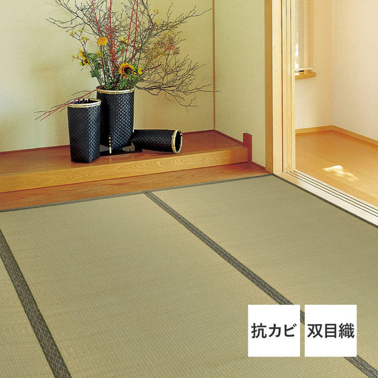 抗カビ・消臭効果のあるリーズナブルな双目織のい草上敷き 対応サイズ:36間