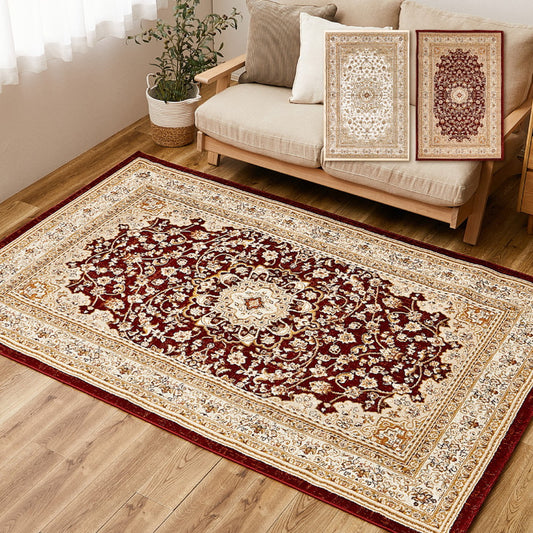 クラシックなメダリオン柄のエジプト製 ウィルトンラグ ハレルヤ