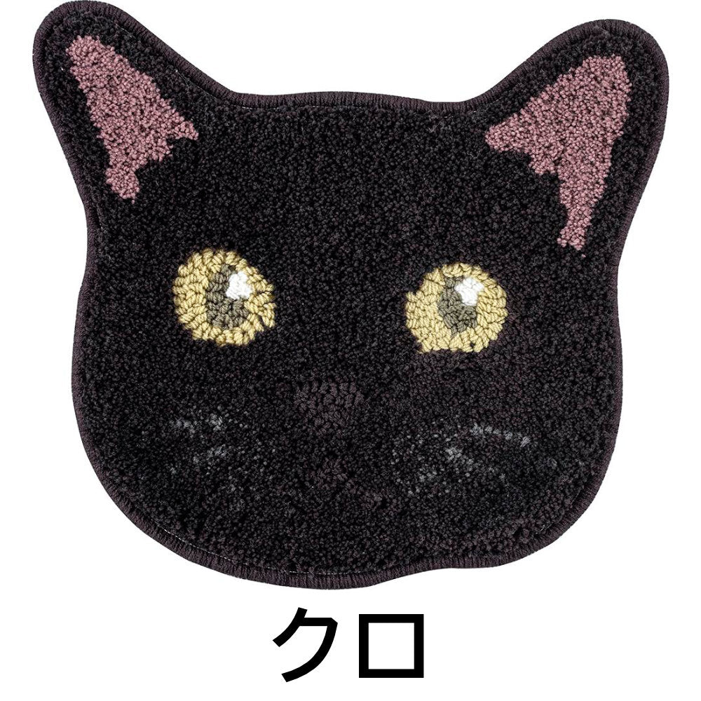 可愛らしい洗える和猫チェアパット 38×38cm
