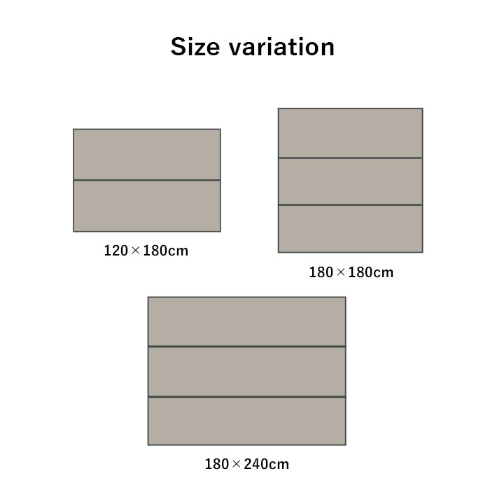 夏涼しい!さわやかなカラーリングとグラデーションが涼しげない草ラグ カーペット「NSナセル」 120×180cm 180×180cm 180×240cm
