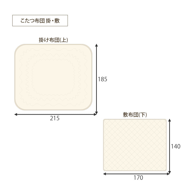 天板がリバーシブルでオールシーズン活躍するカジュアルコタツと軽くてかさばらない布団 楕円形こたつ+布団掛敷3点セット 本体巾105cm