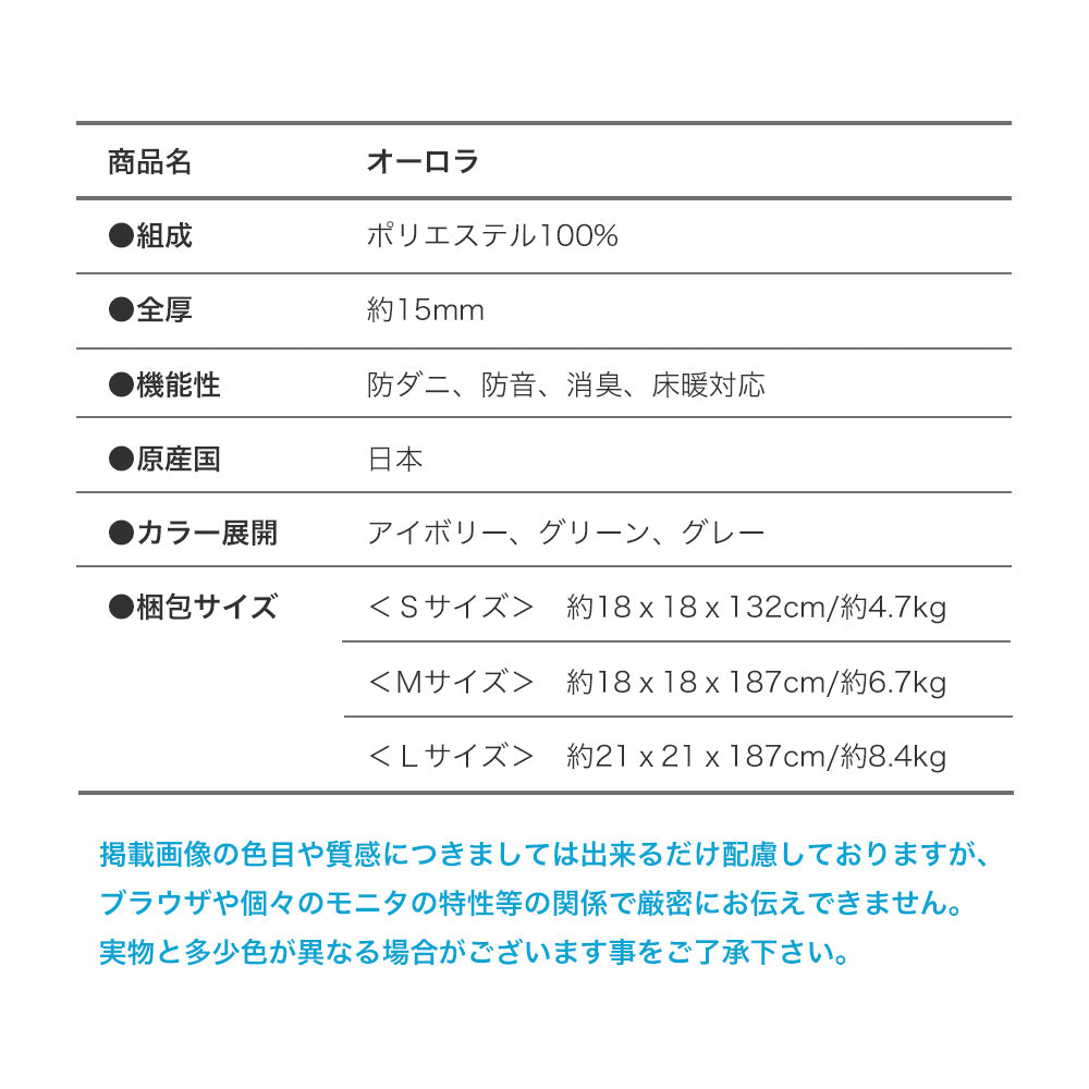 ラグ ラグマット 無地 シンプル 日本製 防ダニ 防音 消臭 床暖房対応 ホットカーペット対応 オールシーズン おしゃれ 北欧 国産シャギーラグ 3サイズ