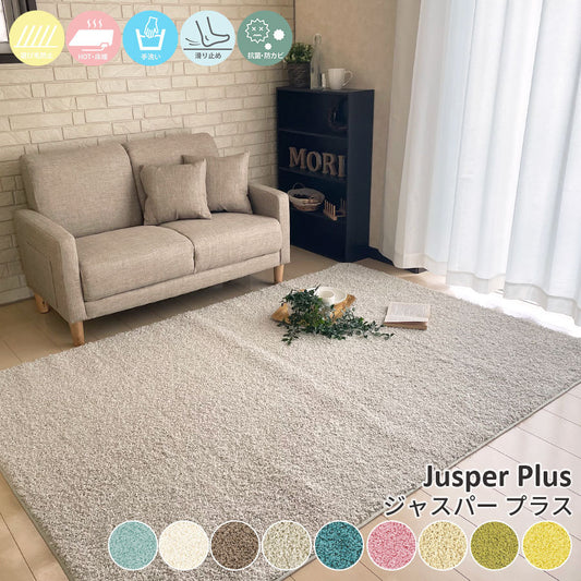 抗ウイルス機能が追加されたナイロン素材100%ラグ!ツイストシャギーラグ Jusper Plus - ジャスパー プラス