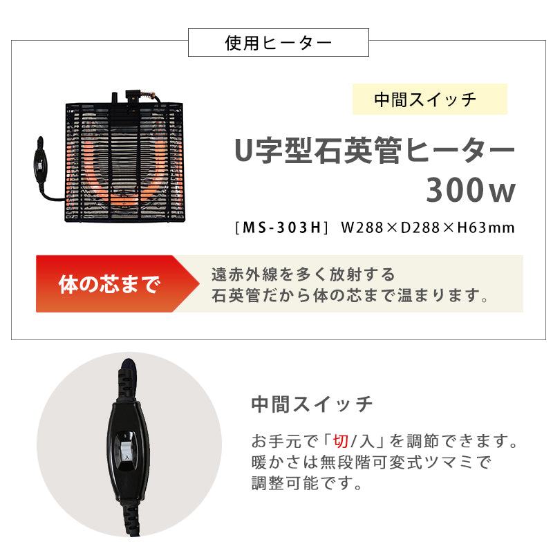 こたつ+掛け布団・敷き布団3点セット 本体巾75cm