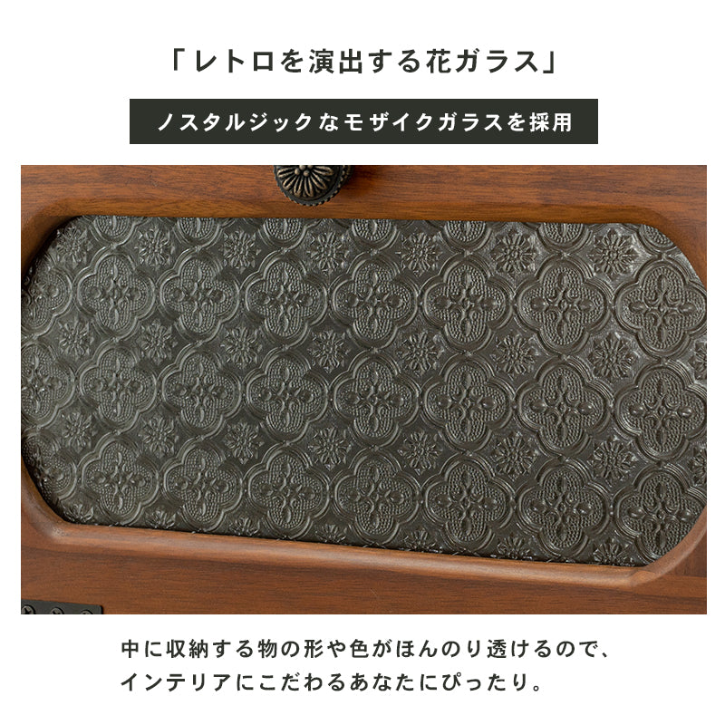 和洋を問わずあらゆるインテリアにマッチする上質感のある2列3段チェスト(ブラウン)(約)幅80×奥行32×高さ78cm