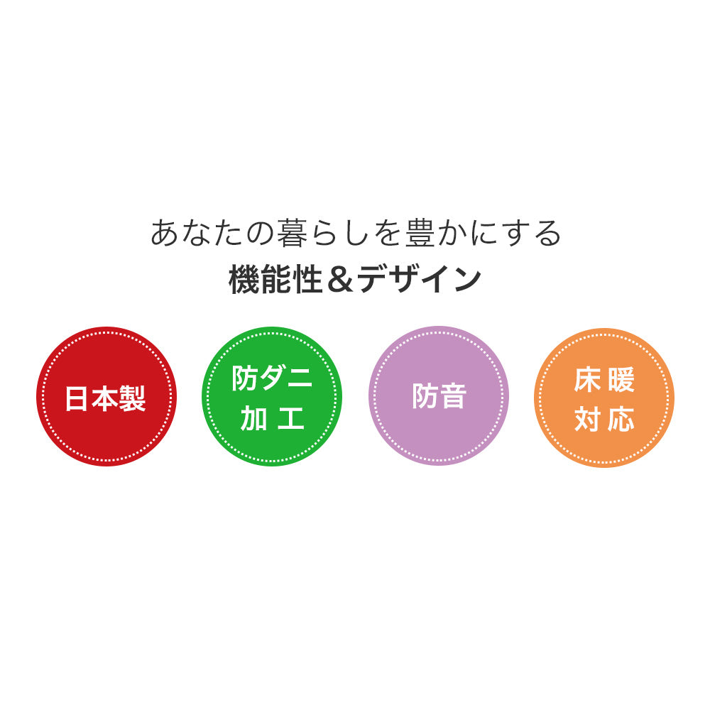 ラグ ラグマット ウール クラシック 日本製 防ダニ 防音 床暖房対応 ホットカーペット対応 オールシーズン ナチュラル 北欧 国産ウールラグ 3サイズ