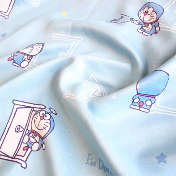 【ドラえもん】手描き風のドラえもんがオシャレなドラえもん I'm Doraemon 2級遮光カーテン 2枚組