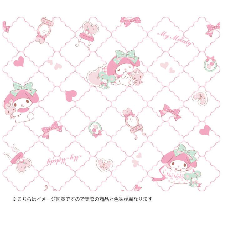 【Sanrio サンリオ】ピンクとパステルグリーンの組み合わせがかわいいマイメロディ レース カーテン 2枚組