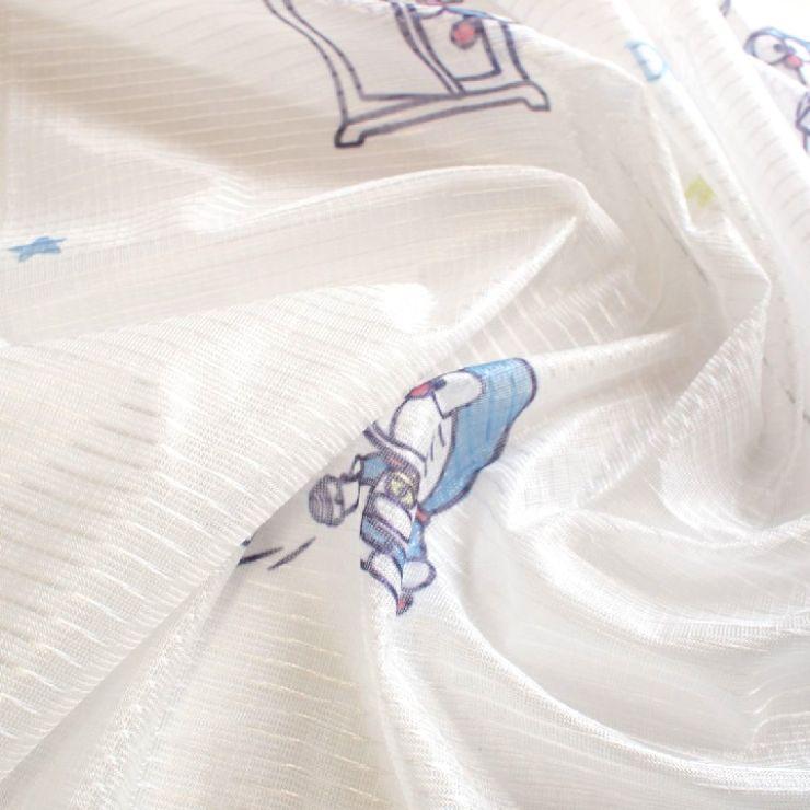 【ドラえもん】手描き風のドラえもんがオシャレなドラえもん I'm Doraemon レース カーテン 2枚組