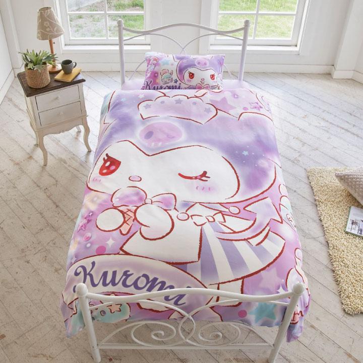 【Sanrio サンリオ】マイメロディ クロミ ふとんカバーセット(布団カバー・シーツ・ピローケース)カバーリング3点セット