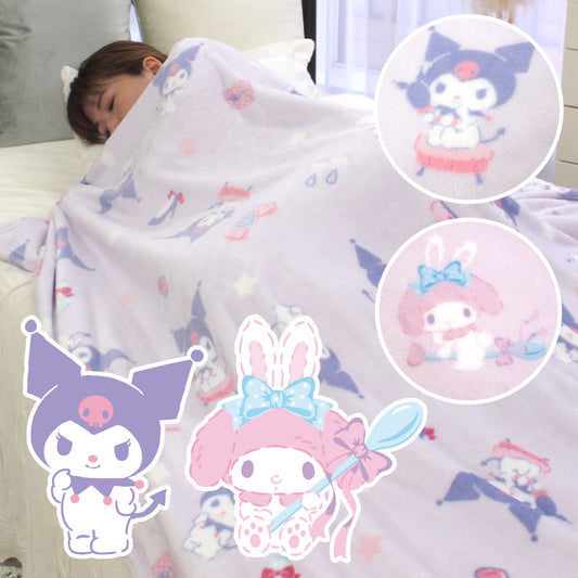 【Sanrio サンリオ】とろける肌触り♪マイメロディとクロミの毛布ブランケット