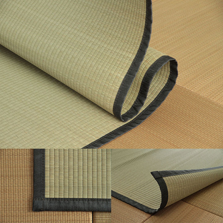 九州産い草使用の汚れに強くお手入れカンタン 双目織 い草上敷きカーペット 対応サイズ:江戸間・本間・ 団地間・三六間・六一間