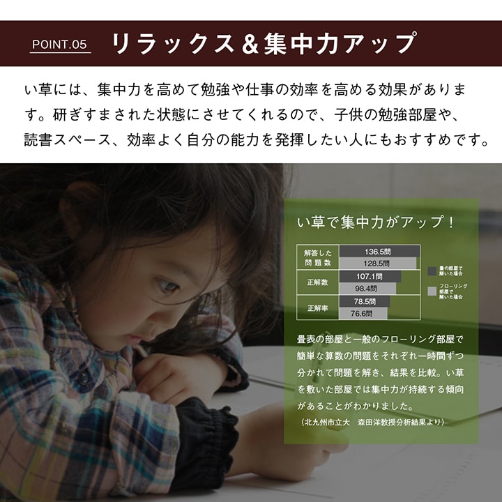 純国産い草使用のはっ水加工付き 双目織 い草上敷きカーペット 対応サイズ:江戸間・本間・ 三六間