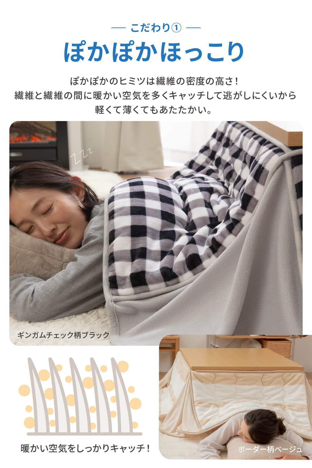mofua(モフア) プレミアムマイクロファイバー 省スペースこたつふとん(抗菌綿入)正方形