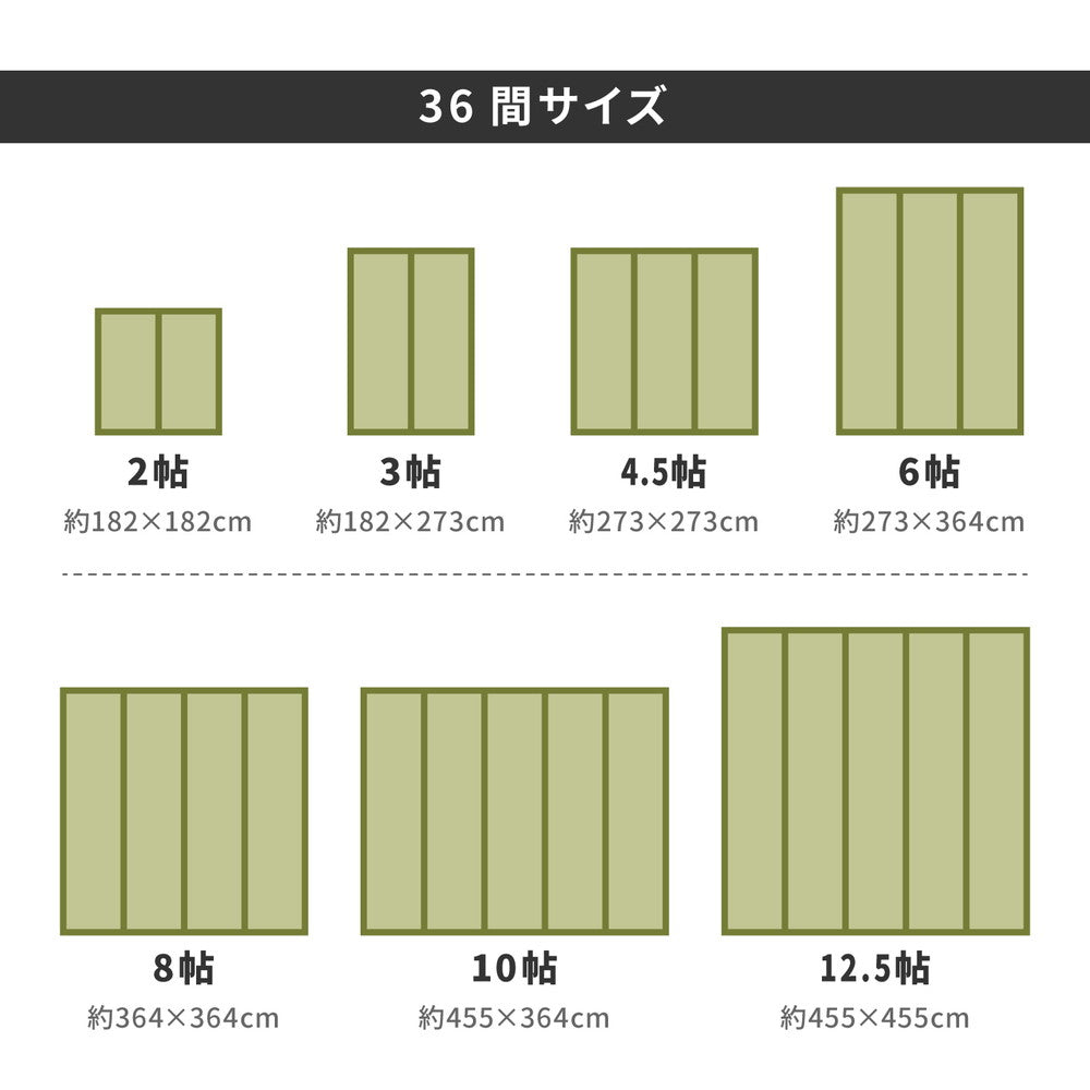 抗カビ・消臭効果のある丈夫長持ちする引目織のい草上敷き 谷川(たにがわ) 対応サイズ:三六間