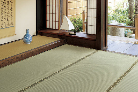 抗カビ・消臭高品質な国産のい草と日本の職人の技術が織りなす引目織のい草上敷き 対応サイズ:三六間