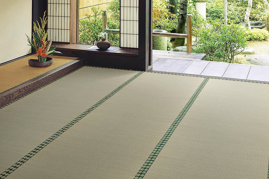 抗カビ・消臭効果のある丈夫で長持ちな引目織のい草上敷き 雅(みやび) 対応サイズ:三六間