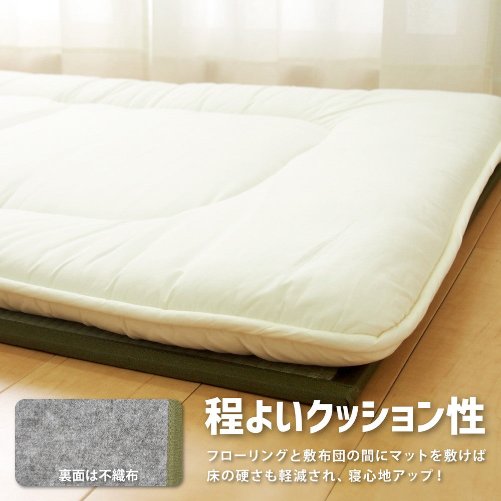 フローリングのお部屋でもい草を身近に感じられるい草マットレス