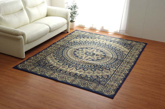 まるで絨毯のような細かい柄をデザインしたい草ラグカーペット