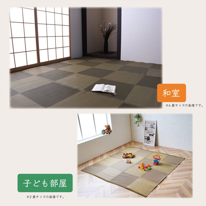 洗える ござ 日本製 国産 カーペット 丈夫 除菌スプレー対応 敷詰 ラグ 敷物 アウトドア レジャー ペット ラグ ラフテル