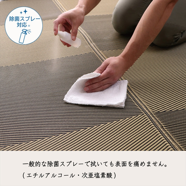 洗える ござ 日本製 国産 カーペット 丈夫 除菌スプレー対応 敷詰 ラグ 敷物 アウトドア レジャー ペット ラグ ラフテル