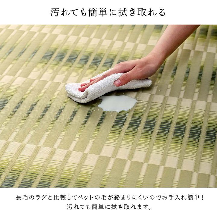 汚れても水洗いができる日本製カーペット!ペットを飼っているご家庭にもオススメです