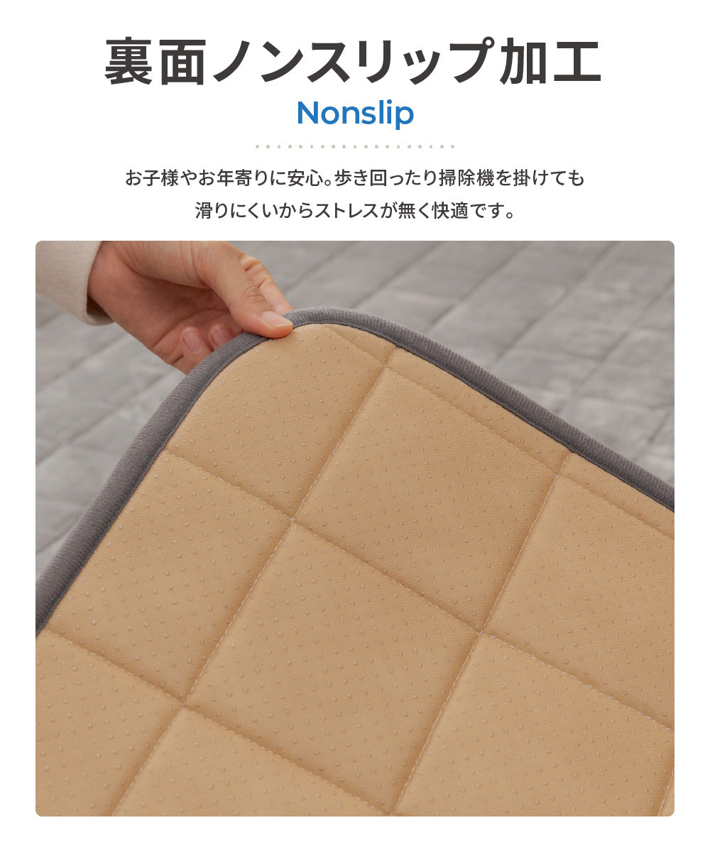 mofua しっとりなめらかな肌触りのプレミアムマイクロファイバーキルトラグ