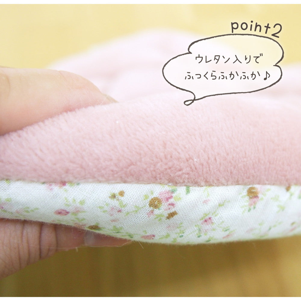薔薇の形をかたどったキュートな姫系クッション ローズ