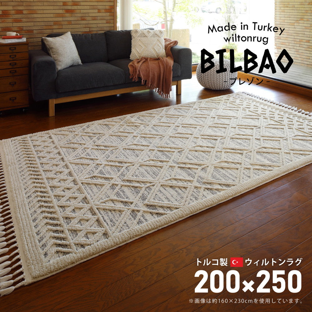 トルコ製のやわらかウィルトン織いカーペット BILBAO(ビルバオ)