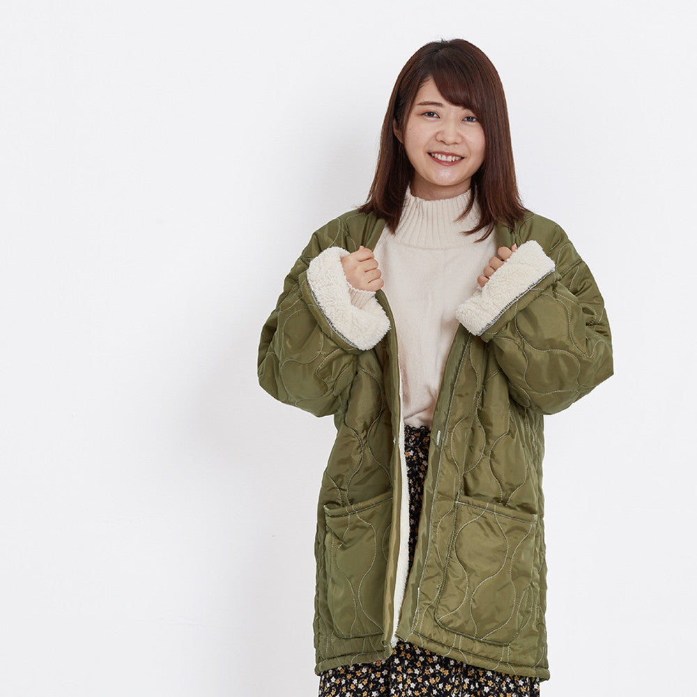 家でも外でもキャンプ気分!two sides インナーボアのリバーシブルはんてん