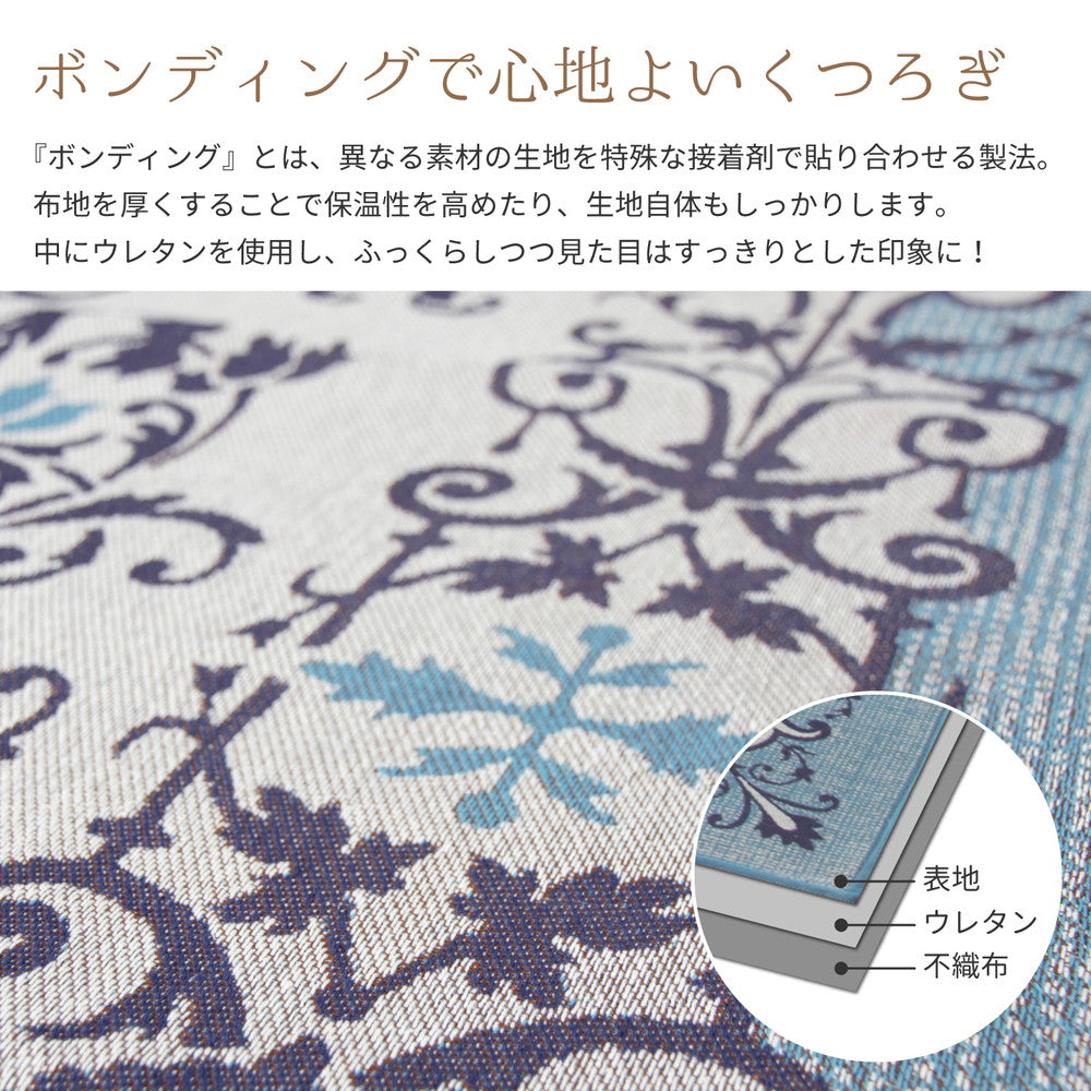 コットン100%のジャガードラグ インド綿ボンディングラグ ソナー