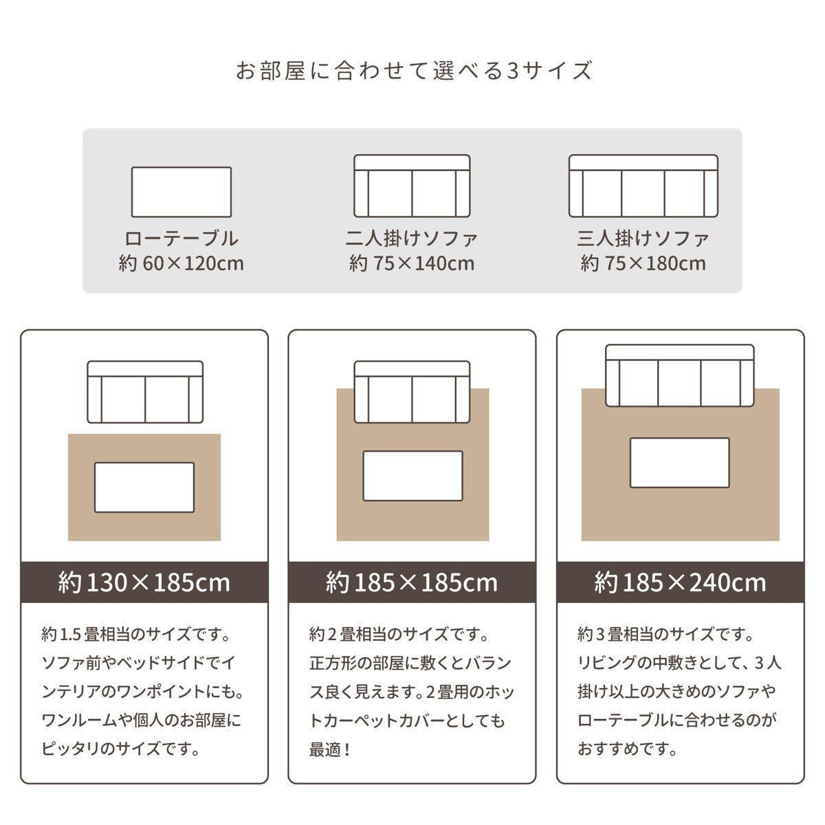 さらっとした触り心地とインド綿ならではの素朴な風合いが魅力のラグ インド綿ボンディングラグ ハシーナ