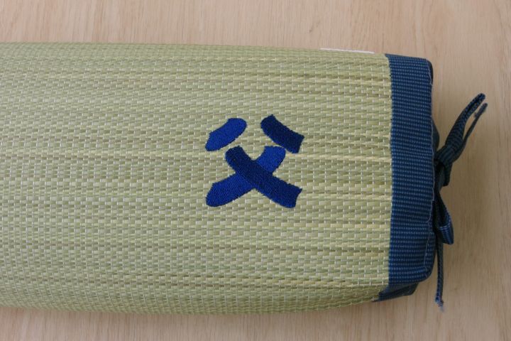 国産 い草枕『おとこの枕 角枕』 約30×15cm 中材:パイプ