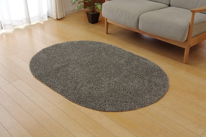 ラグ カーペット 洗える タフト風 裏:すべりにくい加工 ホットカーペット対応ラグ ノベル 畳み