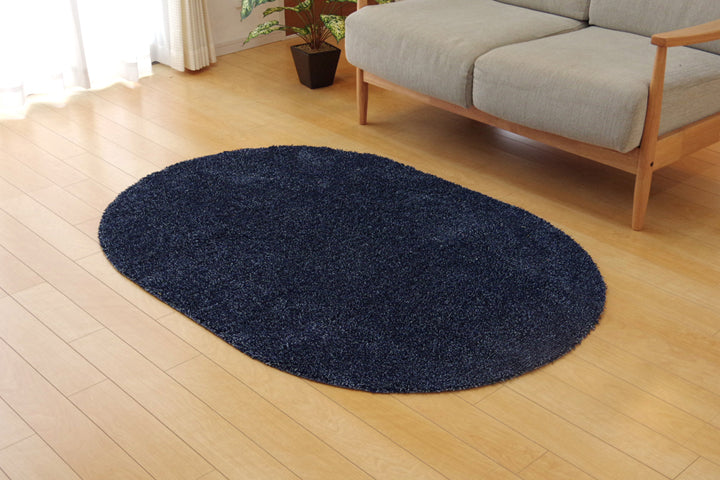 ラグ カーペット 洗える タフト風 裏:すべりにくい加工 ホットカーペット対応ラグ ノベル 畳み
