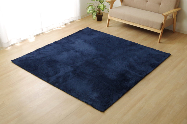 お部屋に合わせやすい高級感あふれるシャギーラグ ラルジュ