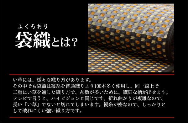 デザイン品質等を評価される福岡県の2007年品評会で優秀賞を受賞した花ござカーペット 銀河