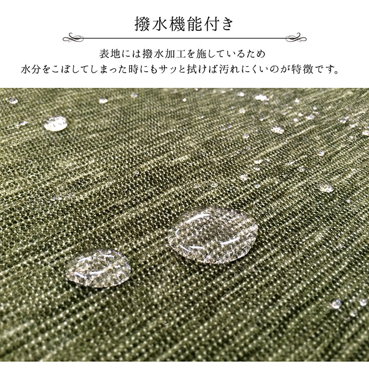 はっ水機能付きで汚れても安心!高級感あるシェニール織りラグ モデルノ
