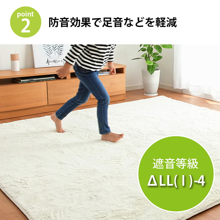 ふかふか感UP!ズレ防止下敷きマット
