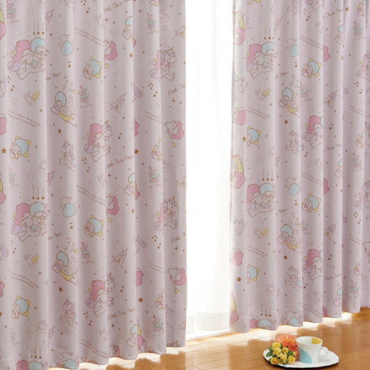 キキ&ララ柄カーテン!1級遮光・遮熱・形態安定加工・ウォッシャブル キキ&ララ(1枚入り)