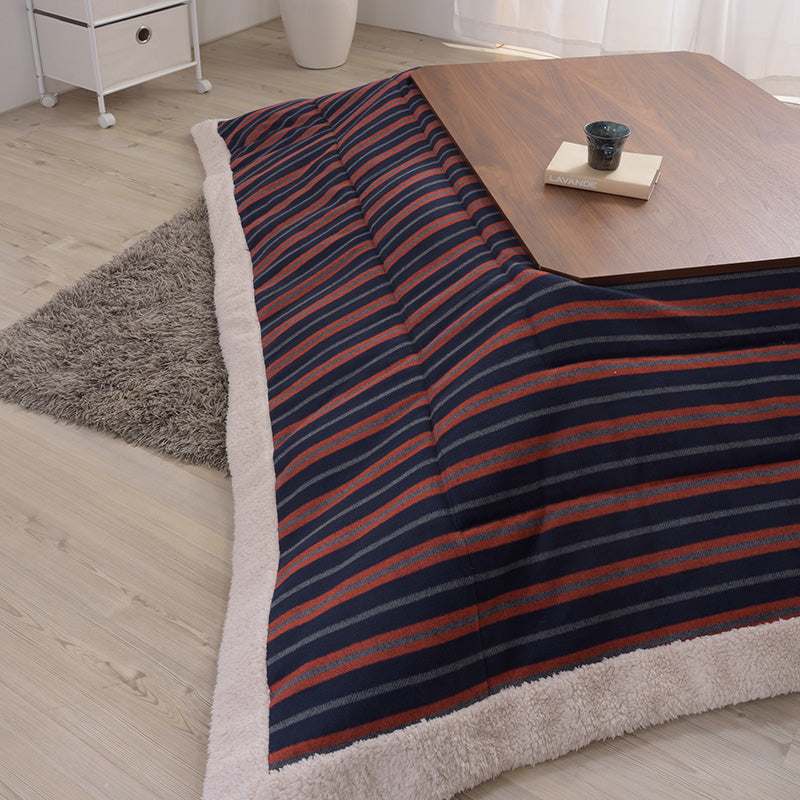 ストライプ柄がおしゃれなこたつ掛け布団 コタツ布団 長方形 190×230cm
