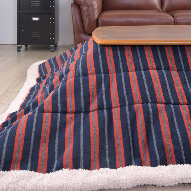 ストライプ柄がおしゃれなこたつ掛け布団 コタツ布団 長方形 190×230cm