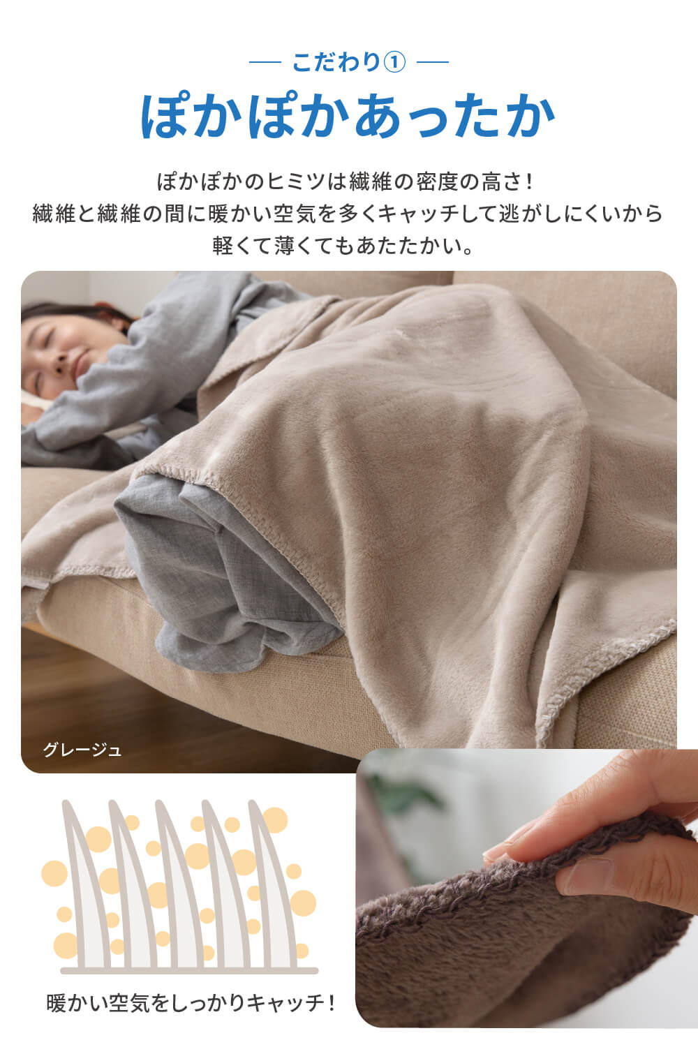 mofua(モフア) プレミアムマイクロファイバー毛布(NT) クォーターひざ掛け70×100cm