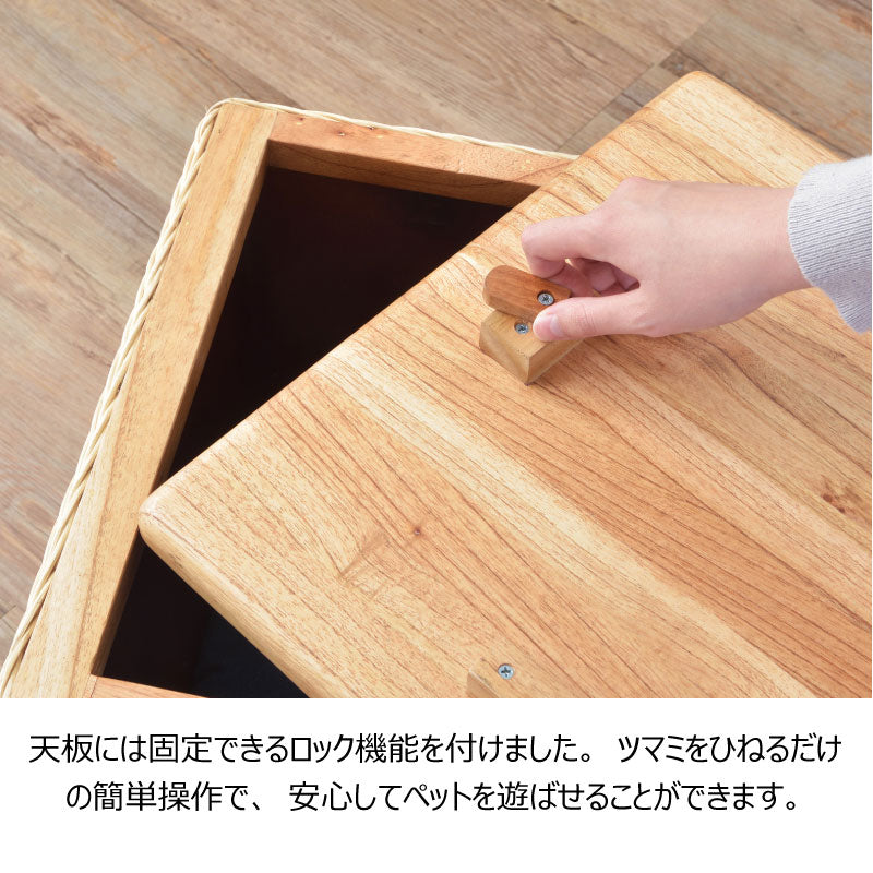 ペットと一緒にくつろぐことができるペットハウススツール
