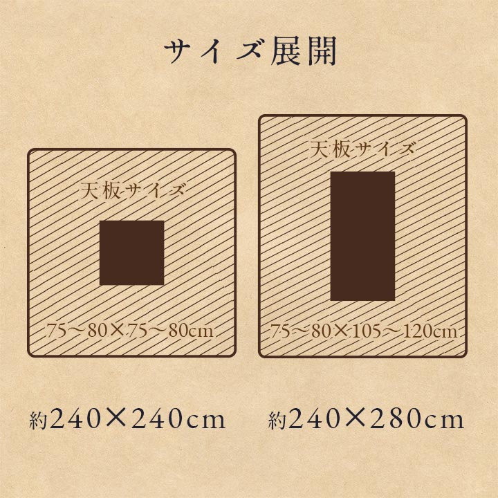 チェック柄のカジュアルなデザインが特徴的な大判こたつ布団