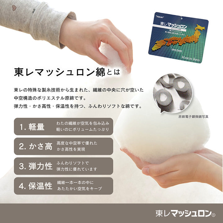パッチワーク風のデザインをしたこたつ掛け布団