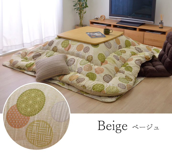 カラフルでかわいい柄が特徴!高品質なこたつ掛け布団・敷き布団セット