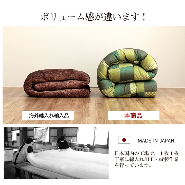 伝統の市松柄をモダンにアレンジしたこたつ掛け布団