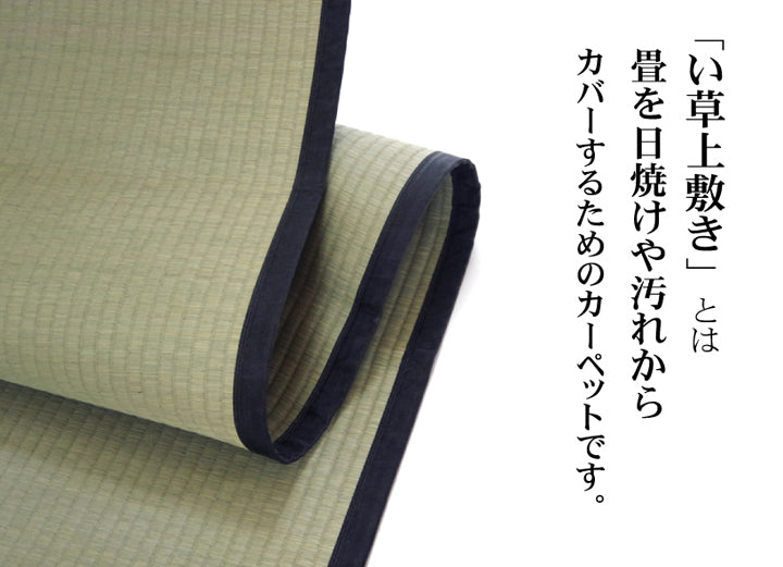 熊本県八代産最高級い草使用のい草上敷きカーペット糸引織 清正(きよまさ) 対応サイズ:江戸間・本間・三六間